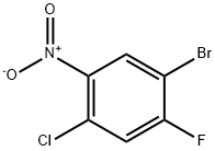 1-브로모-4-클로로-2-플루오로-5-니트로벤젠 구조식 이미지