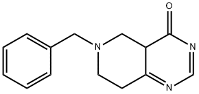 6-benzyl-5,6,7,8-tetrahydropyrido[4,3-d]pyriMidin-4(4aH)-one Structure