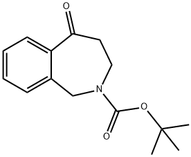 tert-butyl 5-oxo-4,5-dihydro-1H-benzo[c]azepine-2(3H)-carboxylate 구조식 이미지