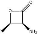 2-Oxetanone,3-amino-4-methyl-,(3S,4R)-(9CI) Structure