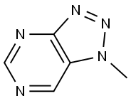 1H-1,2,3-Triazolo[4,5-d]pyrimidine, 1-methyl- (9CI) 구조식 이미지