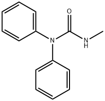 3-메틸-1,1-디페닐우레아 구조식 이미지