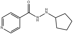 4-피리딘카르복실산,2-시클로펜틸히드라지드(9CI) 구조식 이미지