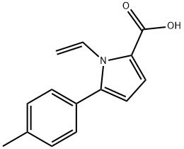 5-P-TOLYL-1-VINYL-1 H-PYRROLE-2-CARBOXYLIC ACID Structure