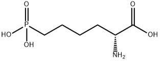 (R)-(-)-2-AMINO-6-PHOSPHONOHEXANOIC ACID HYDRATE Structure