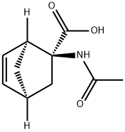 Bicyclo[2.2.1]hept-5-ene-2-carboxylic acid, 2-(acetylamino)-, (1S-endo)- (9CI) Structure