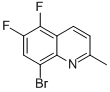 8-브로모-5,6-디플루오로-2-메틸퀴놀린 구조식 이미지