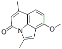 2,6-dimethyl-9-methoxy-4H-pyrrolo(3,2,1-ij)quinolin-4-one Structure