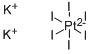 PotassiumHexaiodoPlatinate(IV) Structure