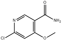 6-chloro-4-MethoxynicotinaMide Structure