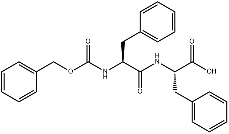 N-CARBOBENZOXY-L-PHENYLALANYL-L-PHENYLALANINE Structure