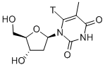 (6-3H)Thymidine Structure