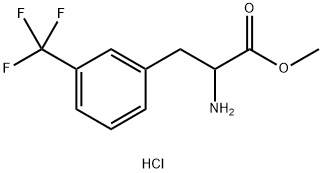 2-AMINO-3-(3-TRIFLUOROMETHYL-PHENYL)-PROPIONIC ACID METHYL ESTER 구조식 이미지