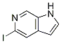 1H-Pyrrolo[2,3-c]pyridine, 5-iodo- 구조식 이미지