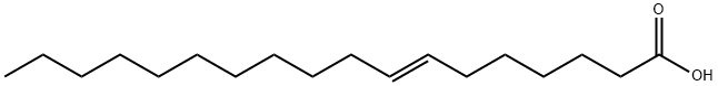 TRANS-7-OCTADECENOIC ACID Structure