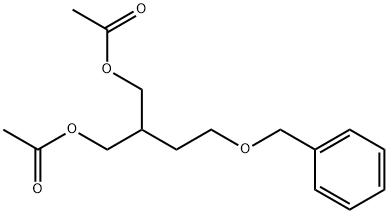 2-(ACETOXYMETHYL)-4-(BENZYLOXY)BUTYL ACETATE Structure