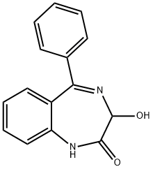 3-HYDROXY-5-PHENYL-1,3-DIHYDRO-BENZO[E][1,4]DIAZEPIN-2-ONE 구조식 이미지