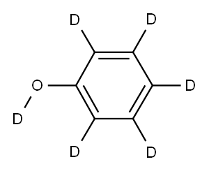 Phenol-d6 구조식 이미지