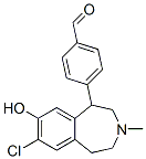 7-chloro-8-hydroxy-1-(4'-formylphenyl)-3-methyl-2,3,4,5-tetrahydro-1H-3-benzazepine 구조식 이미지