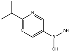 2-Isopropylpyrimidine-5-boronic acid Structure