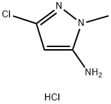 3-Chloro-1-methyl-1H-pyrazol-5-amine hydrochloride Structure