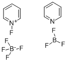 N-FLUOROPYRIDINIUM PYRIDINE HEPTAFLUORODIBORATE Structure