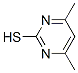 2-피리미딘티올,4,6-디메틸-(9CI) 구조식 이미지
