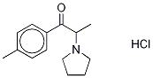 4'-Methyl-α-pyrrolidinopropiophenone Hydrochloride Structure