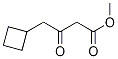 Cyclobutanebutanoic acid, b-oxo-, Methyl ester Structure