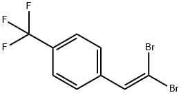 1-(2,2-Dibromovinyl)-4-(trifluoromethyl)benzene 구조식 이미지