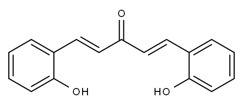 (E,E)-Bis(2-hydroxybenzylidene)acetone
(2-HBA) 구조식 이미지