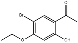 ETHANONE, 1-(5-BROMO-4-ETHOXY-2-HYDROXYPHENYL) Structure