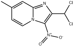 2-DichloroMethyl-7-Methyl-3-nitro-iMidazo[1,2-a]pyridine Structure