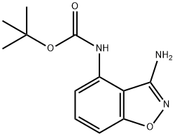 (3-AMino-benzo[d]isoxazol-4-yl)-carbaMic acid tert-butyl ester Structure