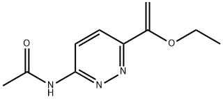 N-[6-(1-Ethoxy-vinyl)-pyridazin-3-yl]-acetaMide Structure