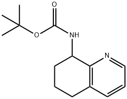 tert-butyl 5,6,7,8-tetrahydroquinolin-8-ylcarbaMate Structure