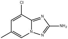 8-Chloro-6-Methyl-[1,2,4]triazolo[1,5-a]pyridin-2-ylaMine Structure