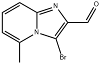 3-BroMo-5-Methyl-iMidazo[1,2-a]pyridine-2-carbaldehyde Structure