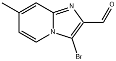 3-BroMo-7-Methyl-iMidazo[1,2-a]pyridine-2-carbaldehyde Structure