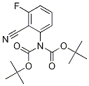 N,N'-Diboc-2-aMino-6-fluorobenzonitrile Structure