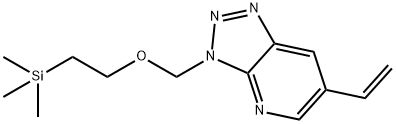 3-(2-TriMethylsilanyl-ethoxyMethyl)-6-vinyl-3H-[1,2,3]triazolo[4,5-b]pyridine Structure