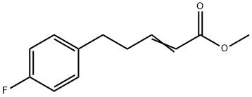 5-(4-Fluoro-phenyl)-pent-2-enoic acid Methyl ester 구조식 이미지