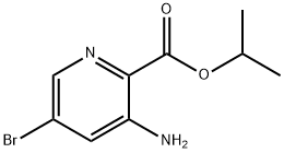 3-AMino-5-broMopyridin-2-carboxylic acid isopropyl ester Structure