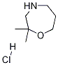 2,2-DiMethyl-1,4-oxazepane HCl Structure