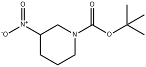 tert-butyl 3-Nitropiperidin-1-carboxylate Structure