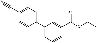 ETHYL 4'-CYANOBIPHENYL-3-CARBOXYLATE 구조식 이미지