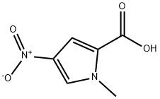 1-메틸-4-니트로-1H-피롤-2-카르복실산 구조식 이미지