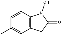 2H-Indol-2-one,  1,3-dihydro-1-hydroxy-5-methyl- Structure