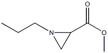 2-Aziridinecarboxylicacid,1-propyl-,methylester,(-)-(9CI) Structure