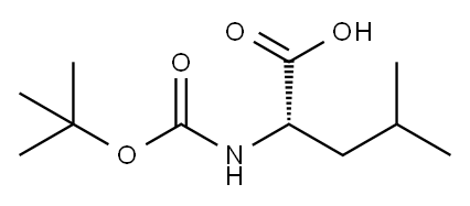 BOC-L-Leucine Structure